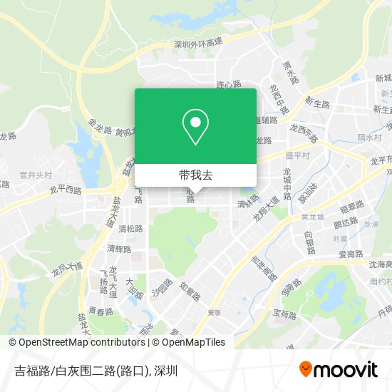 吉福路/白灰围二路(路口)地图