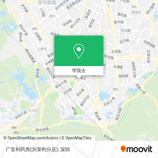 广安利药房(兴荣利分店)地图