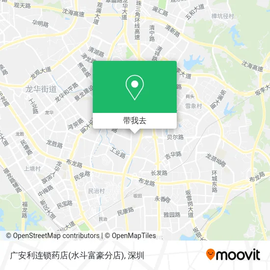 广安利连锁药店(水斗富豪分店)地图