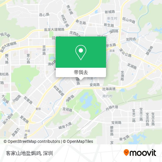 客家山地盐焗鸡地图