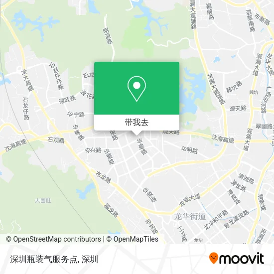 深圳瓶装气服务点地图