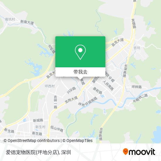 爱德宠物医院(坪地分店)地图