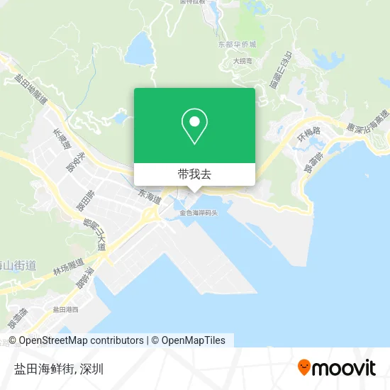 盐田海鲜街地图