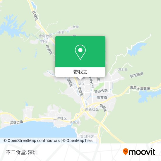 不二食堂地图