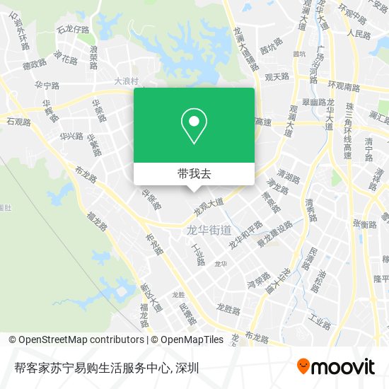 帮客家苏宁易购生活服务中心地图