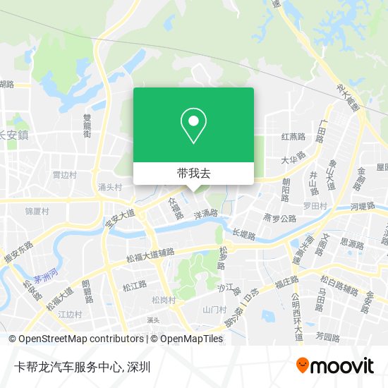 卡帮龙汽车服务中心地图
