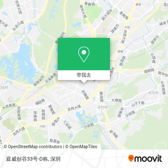 庭威创谷33号-D栋地图