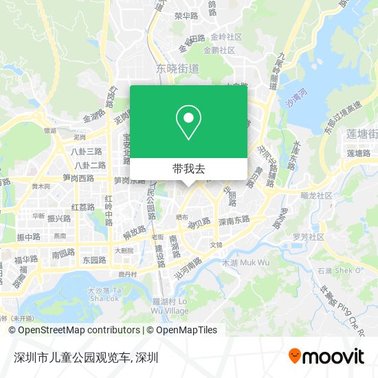 深圳市儿童公园观览车地图