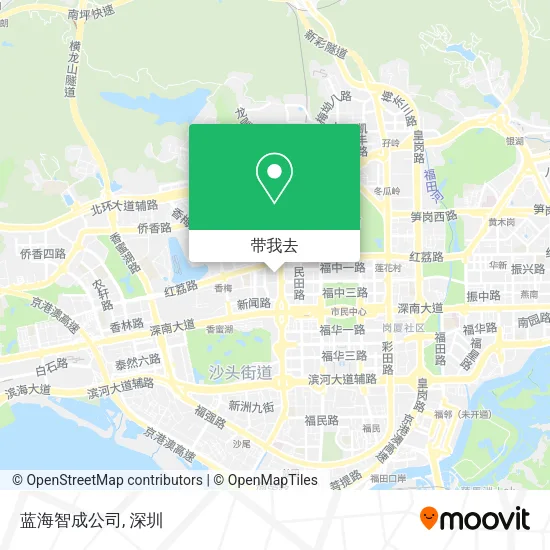 蓝海智成公司地图