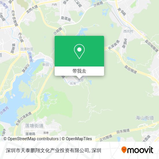 深圳市天泰鹏翔文化产业投资有限公司地图