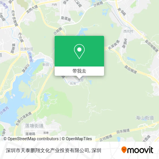 深圳市天泰鹏翔文化产业投资有限公司地图