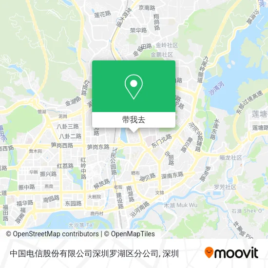 中国电信股份有限公司深圳罗湖区分公司地图