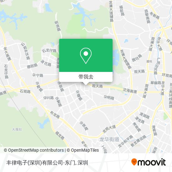 丰律电子(深圳)有限公司-东门地图