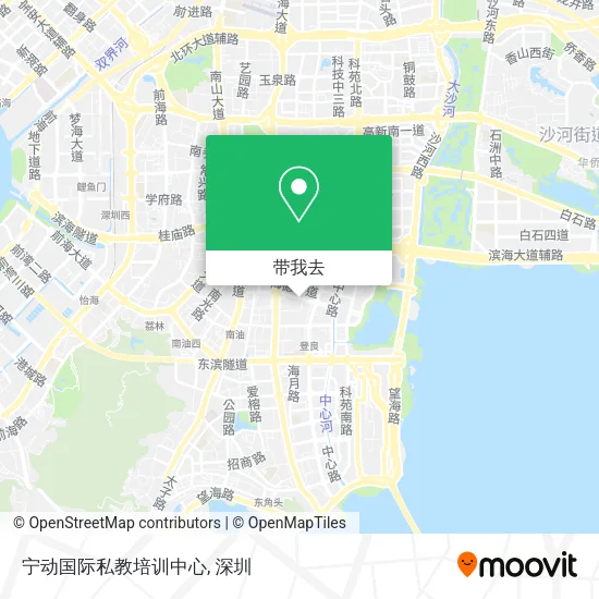 宁动国际私教培训中心地图
