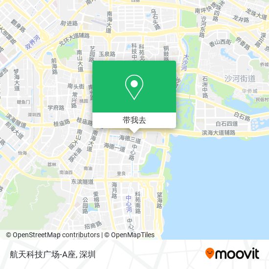 航天科技广场-A座地图