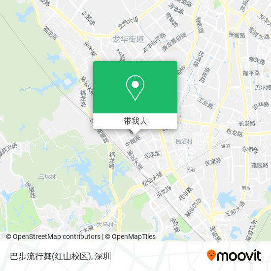 巴步流行舞(红山校区)地图