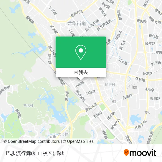 巴步流行舞(红山校区)地图