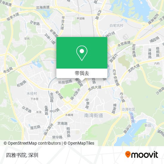 四雅书院地图