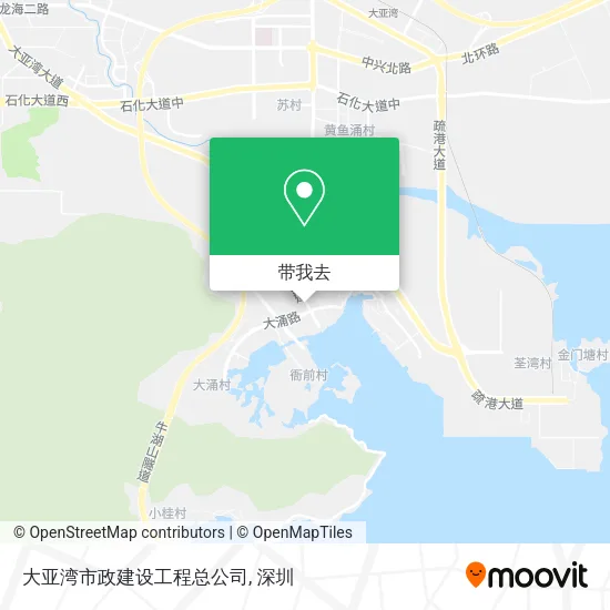 大亚湾市政建设工程总公司地图