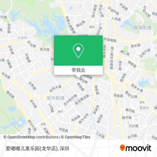 爱嘟嘟儿童乐园(龙华店)地图