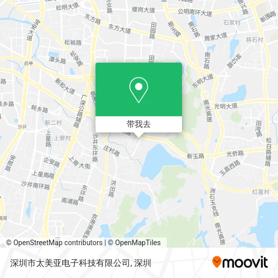 深圳市太美亚电子科技有限公司地图