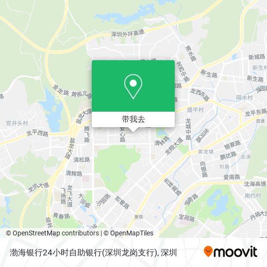 渤海银行24小时自助银行(深圳龙岗支行)地图
