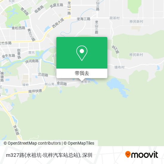 m327路(水祖坑-坑梓汽车站总站)地图