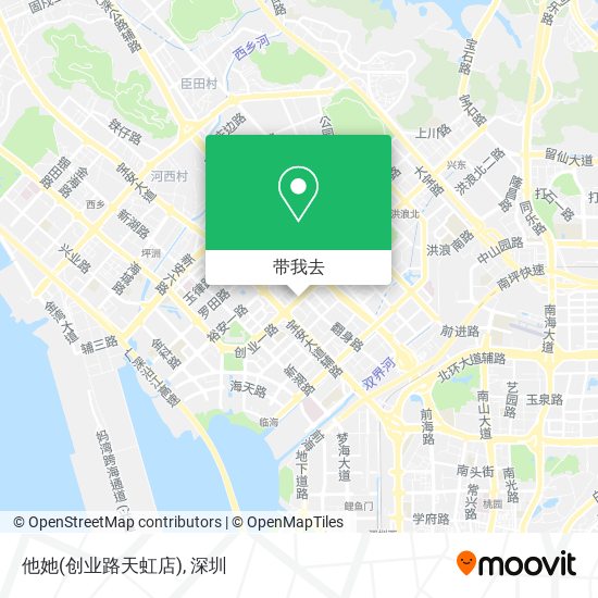 他她(创业路天虹店)地图