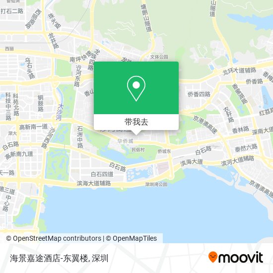 海景嘉途酒店-东翼楼地图