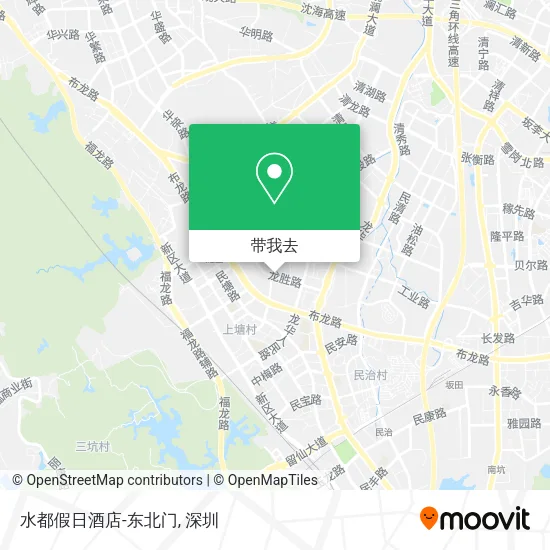 水都假日酒店-东北门地图