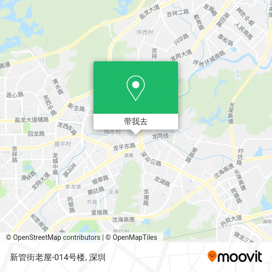新管街老屋-014号楼地图