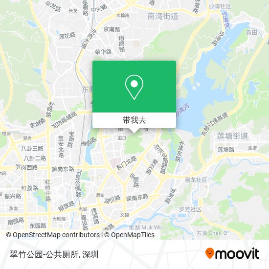 翠竹公园-公共厕所地图