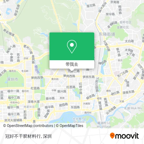冠好不干胶材料行地图