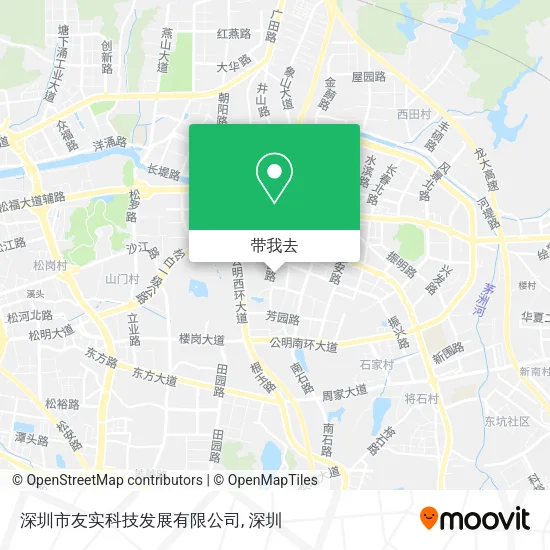 深圳市友实科技发展有限公司地图
