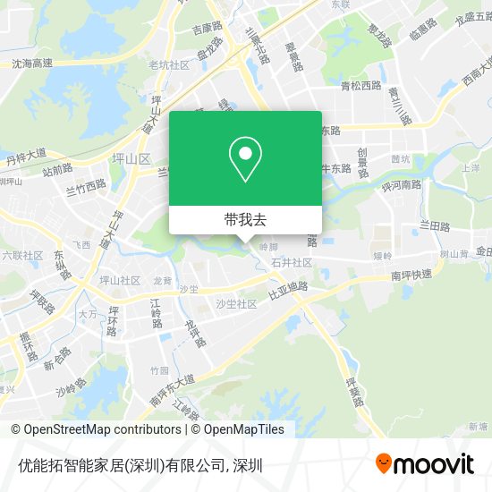 优能拓智能家居(深圳)有限公司地图
