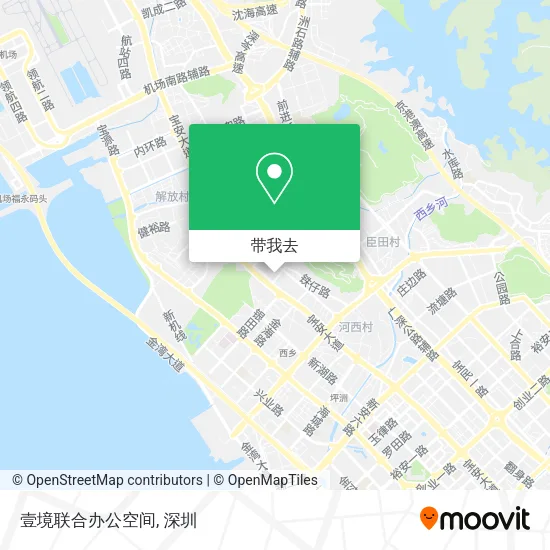 壹境联合办公空间地图