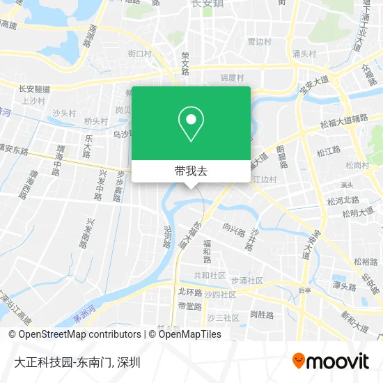 大正科技园-东南门地图