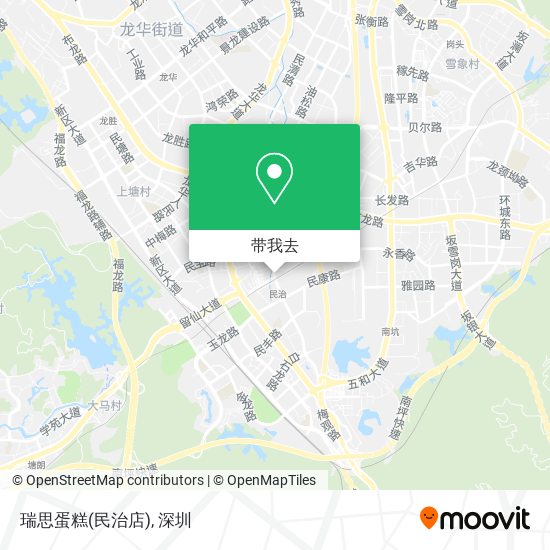 瑞思蛋糕(民治店)地图