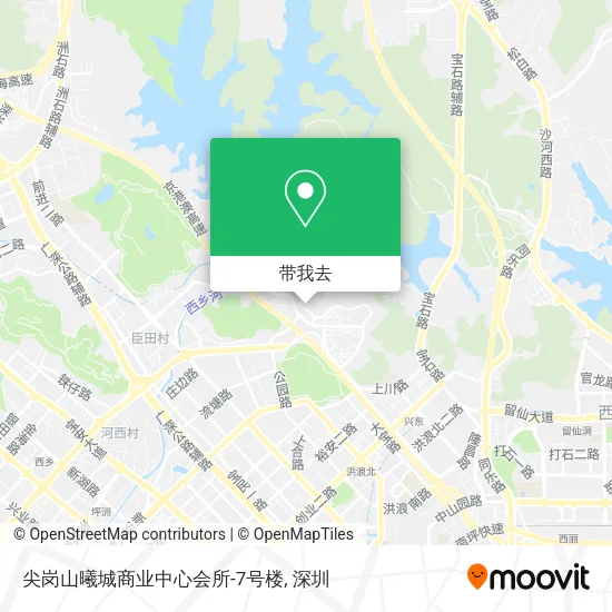 尖岗山曦城商业中心会所-7号楼地图
