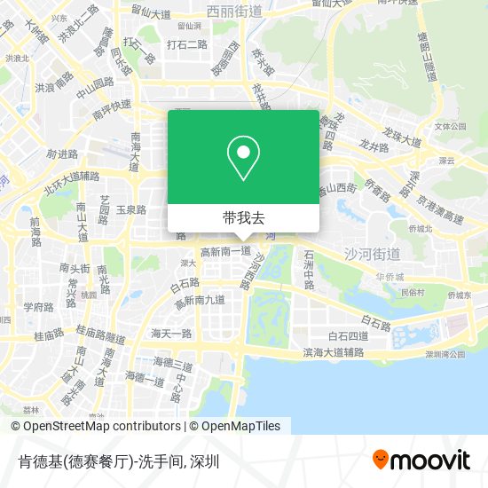 肯德基(德赛餐厅)-洗手间地图
