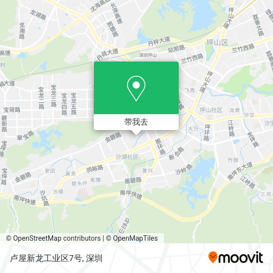卢屋新龙工业区7号地图