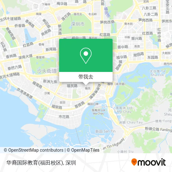 华裔国际教育(福田校区)地图