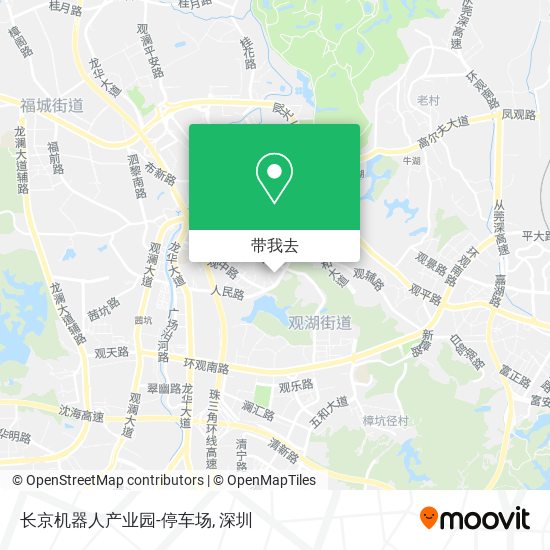长京机器人产业园-停车场地图
