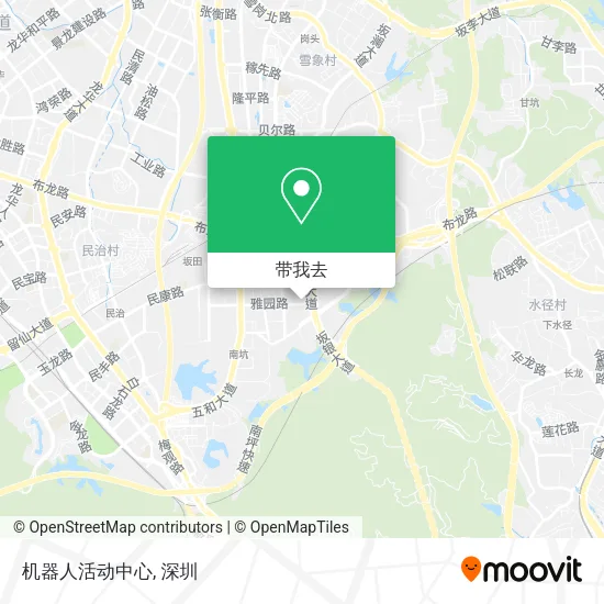 机器人活动中心地图