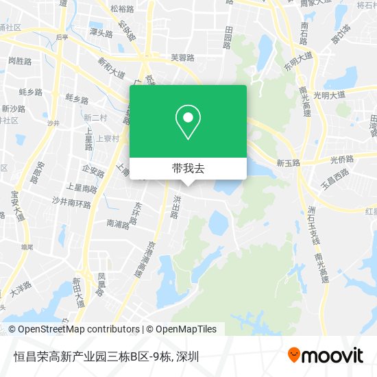 恒昌荣高新产业园三栋B区-9栋地图