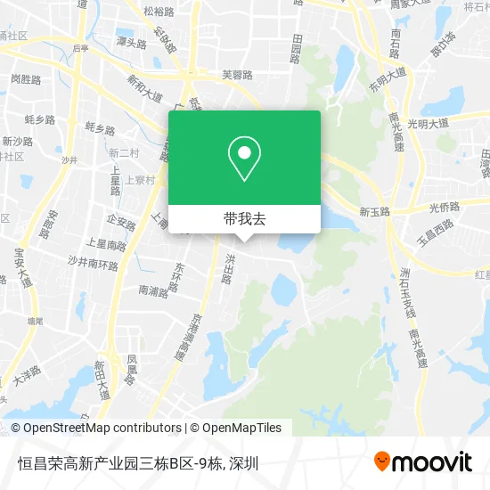 恒昌荣高新产业园三栋B区-9栋地图