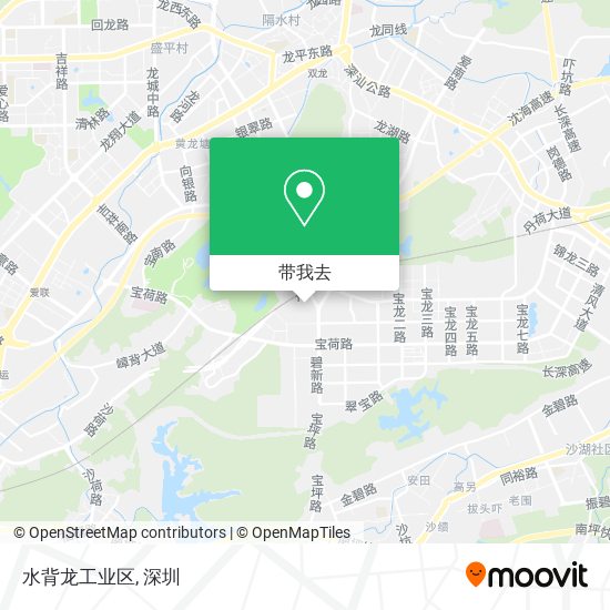 水背龙工业区地图