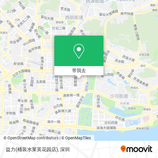 益力(桶装水莱英花园店)地图