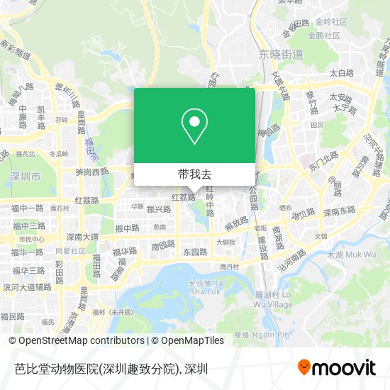 芭比堂动物医院(深圳趣致分院)地图