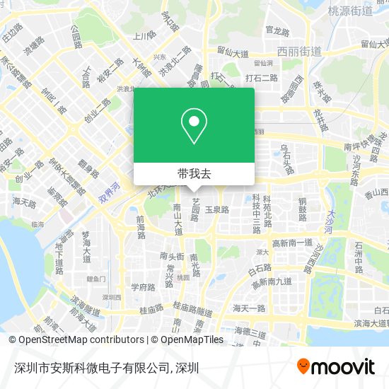 深圳市安斯科微电子有限公司地图